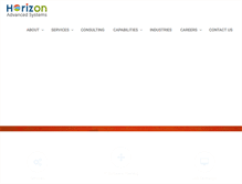 Tablet Screenshot of horizonas.com